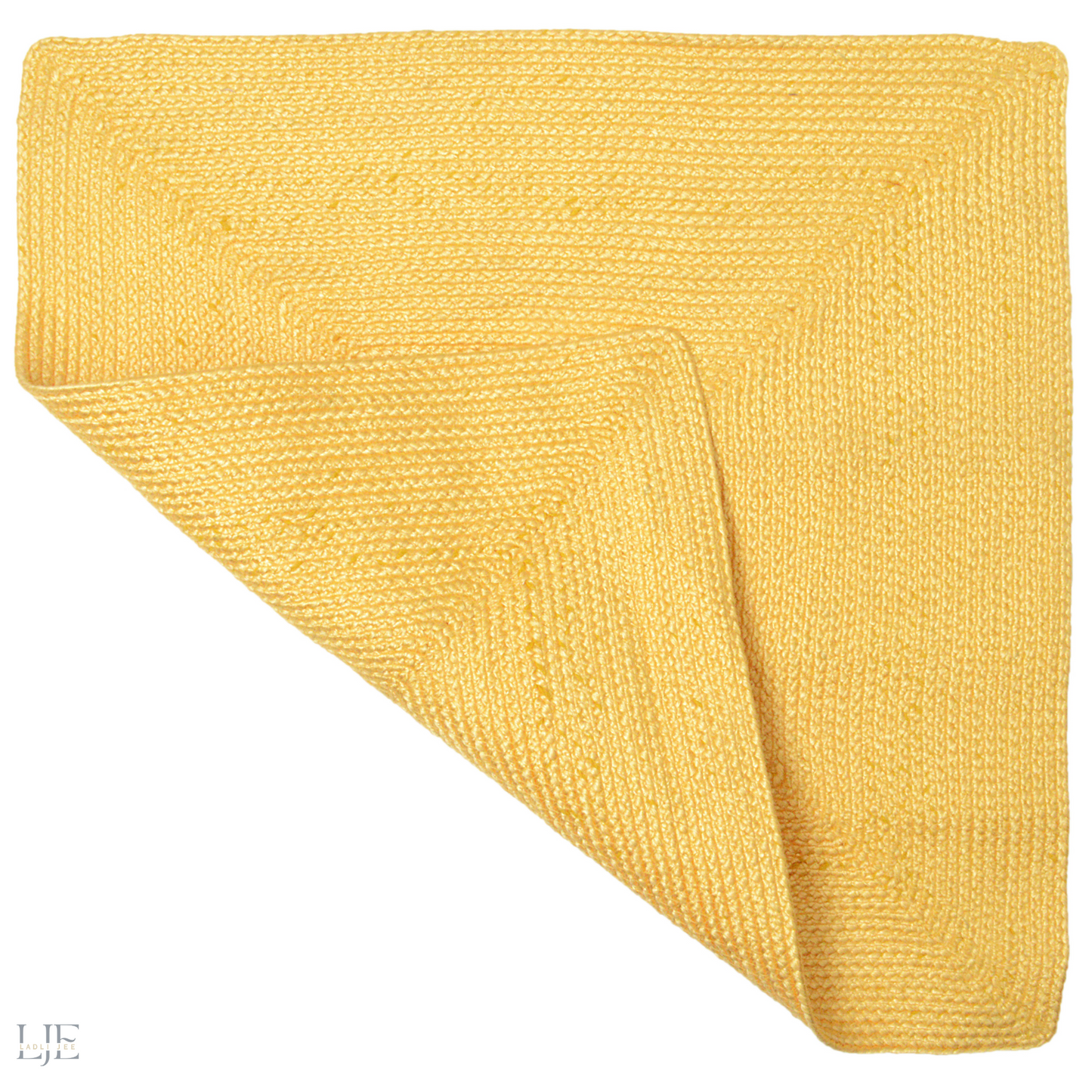 Handwoven Yellow Pooja Aasan