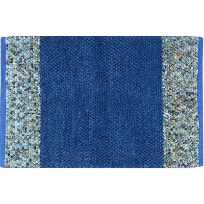 Blue - Super Soft Chenille Mat | Floor Rug