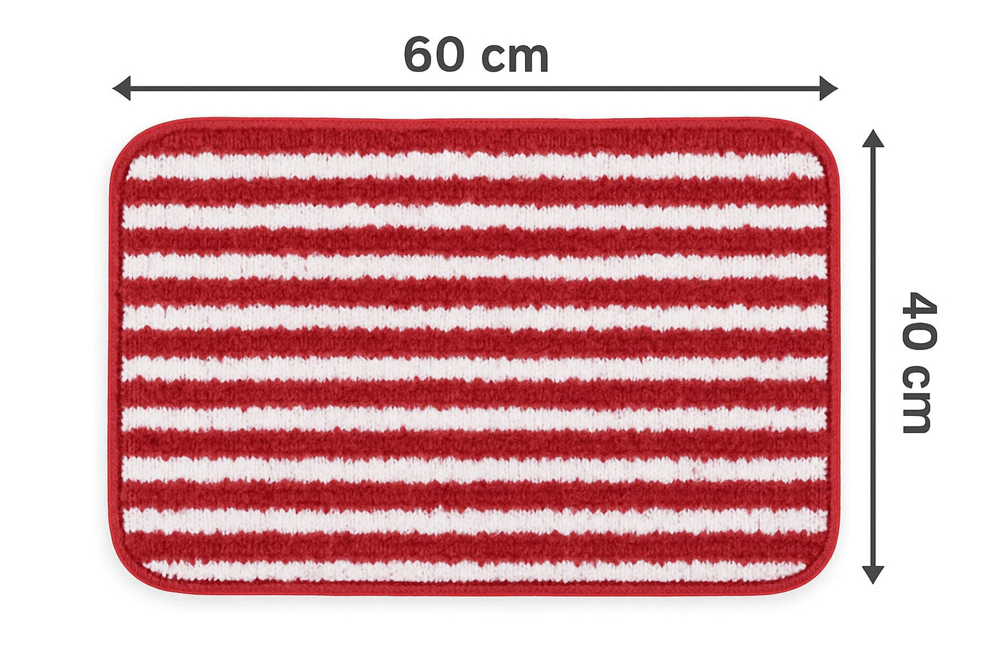 Ladli Jee Microfiber Striped Bathmat – Soft, Absorbent & Anti-Slip