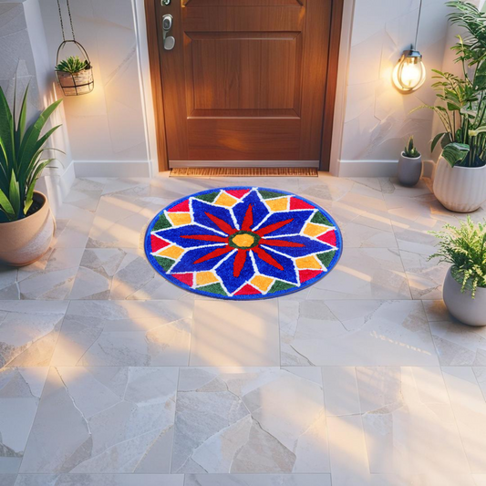 Rangoli Mat – Stylish, Festive & Home-Perfect