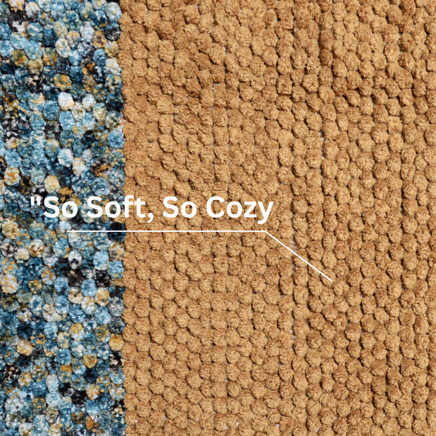 Camel Beige -  Super Soft Chenille Mat | Floor Rug