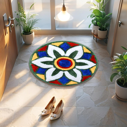 Rangoli Mat – Stylish, Festive & Home-Perfect
