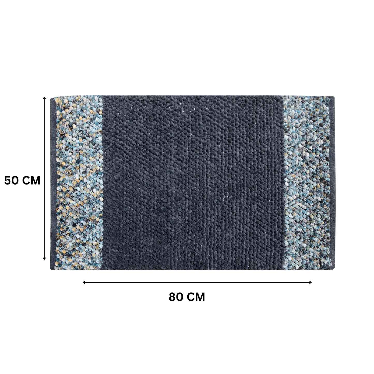 Dark Grey – Super Soft Chenille Mat | Floor Rug