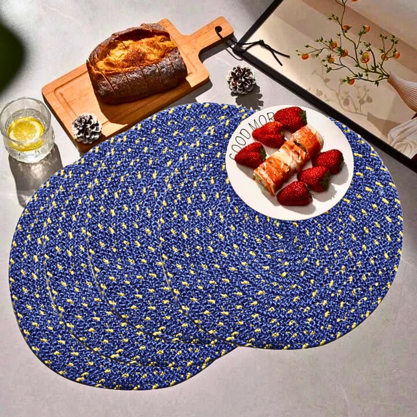 Modern Blue Runner Set