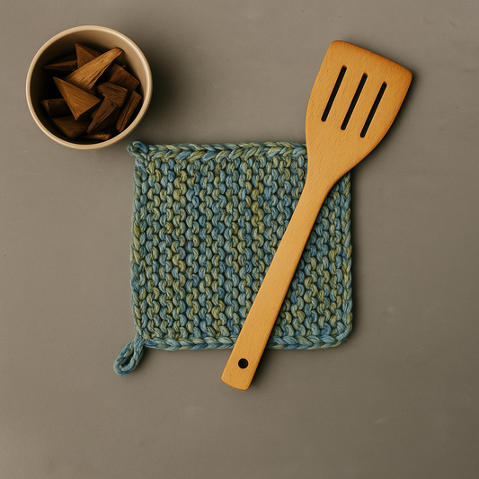 Knitted Pot Holder - Stylish Kitchens
