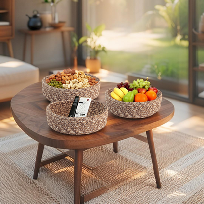 Brown Organizer- Set of 3
