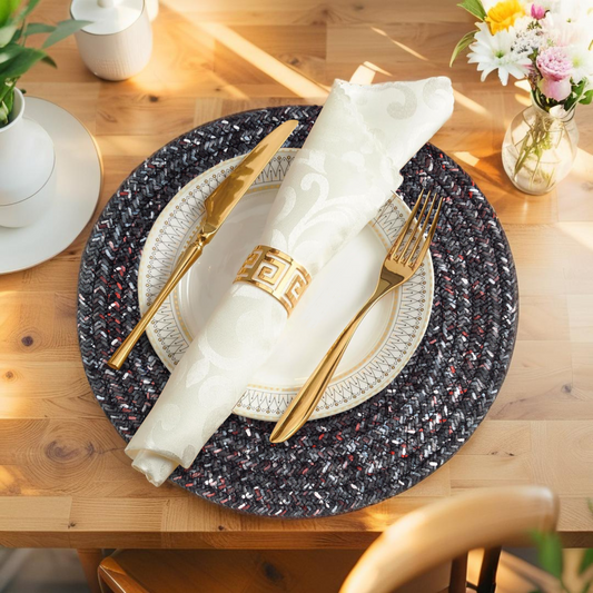 Charcoal Grey Placemats